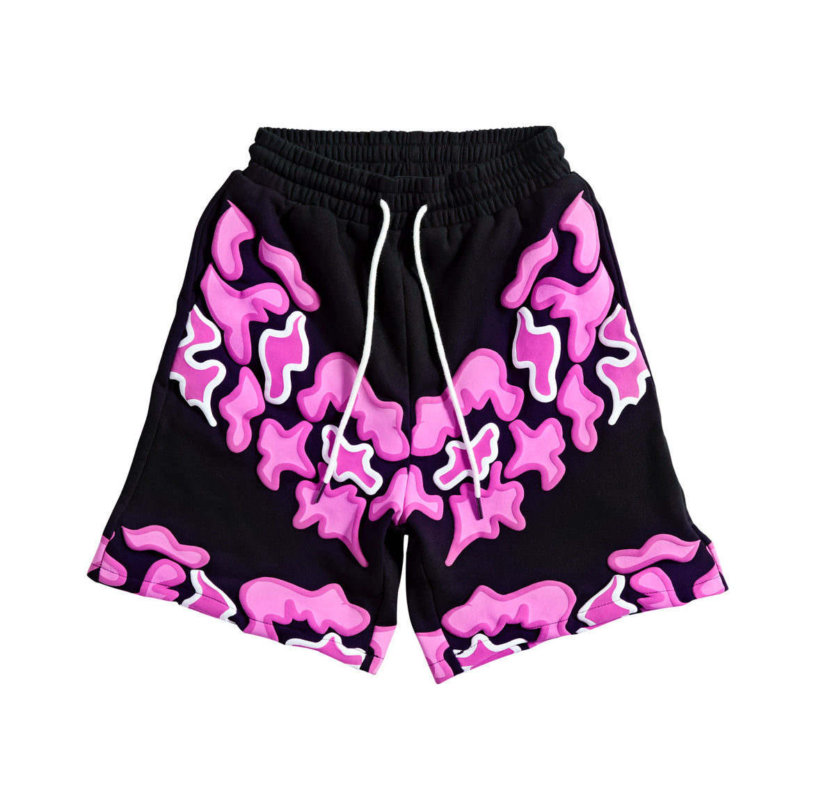 Puff print shorts